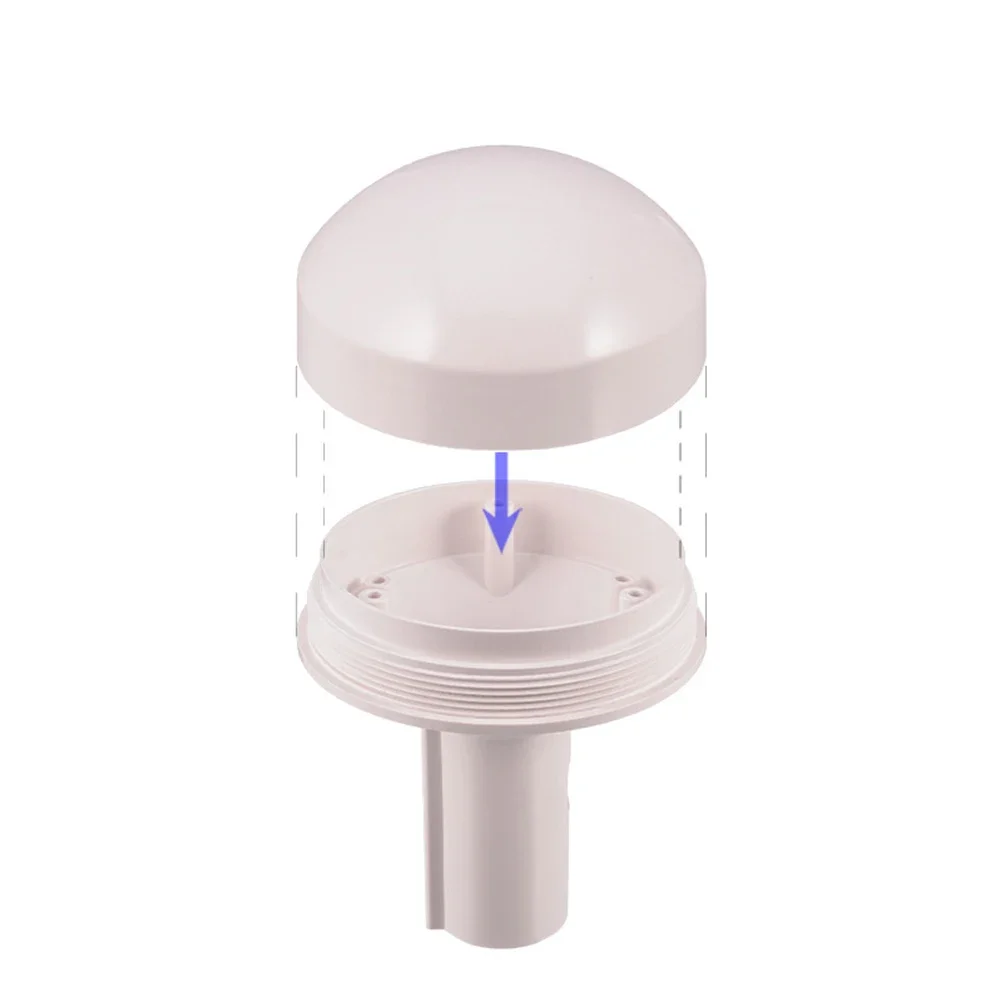1pc GPS Beidou Short Message Mushroom Head Timing Antenna Shell G3/4 GPS Thread Antenna Housing Outdoor Accessory