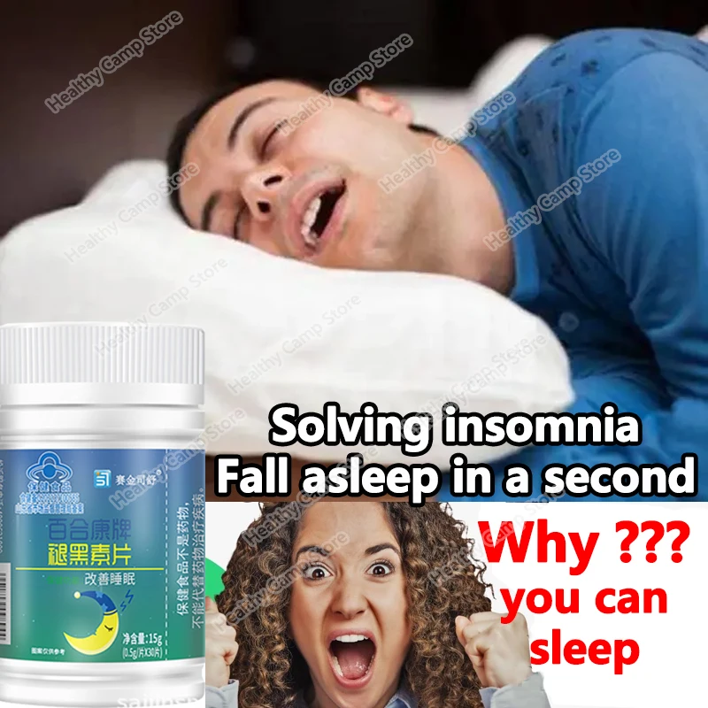 

Sleeping Pills Strength Melatonin Help Improve Sleep Night Time Promotes Relaxation Health Aid Fast Dissolve Dietary Supplement