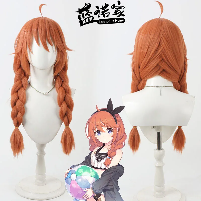 

Аниме Принцесса Connect! Re:Dive Yuni Cos, парик для косплея, реквизит для Хэллоуина, карнавала, вечерние, синтетические волосы, термостойкое волокно + шапочка для парика