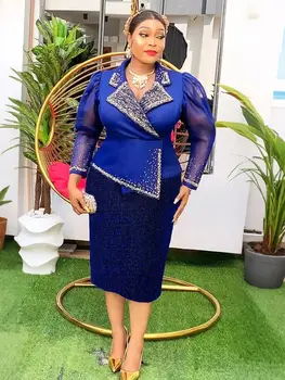 Vestidos africanos elegantes para mulheres 2025 nova áfrica roupas plus size turquia festa de casamento vestido longo dashiki ancara outfits robe