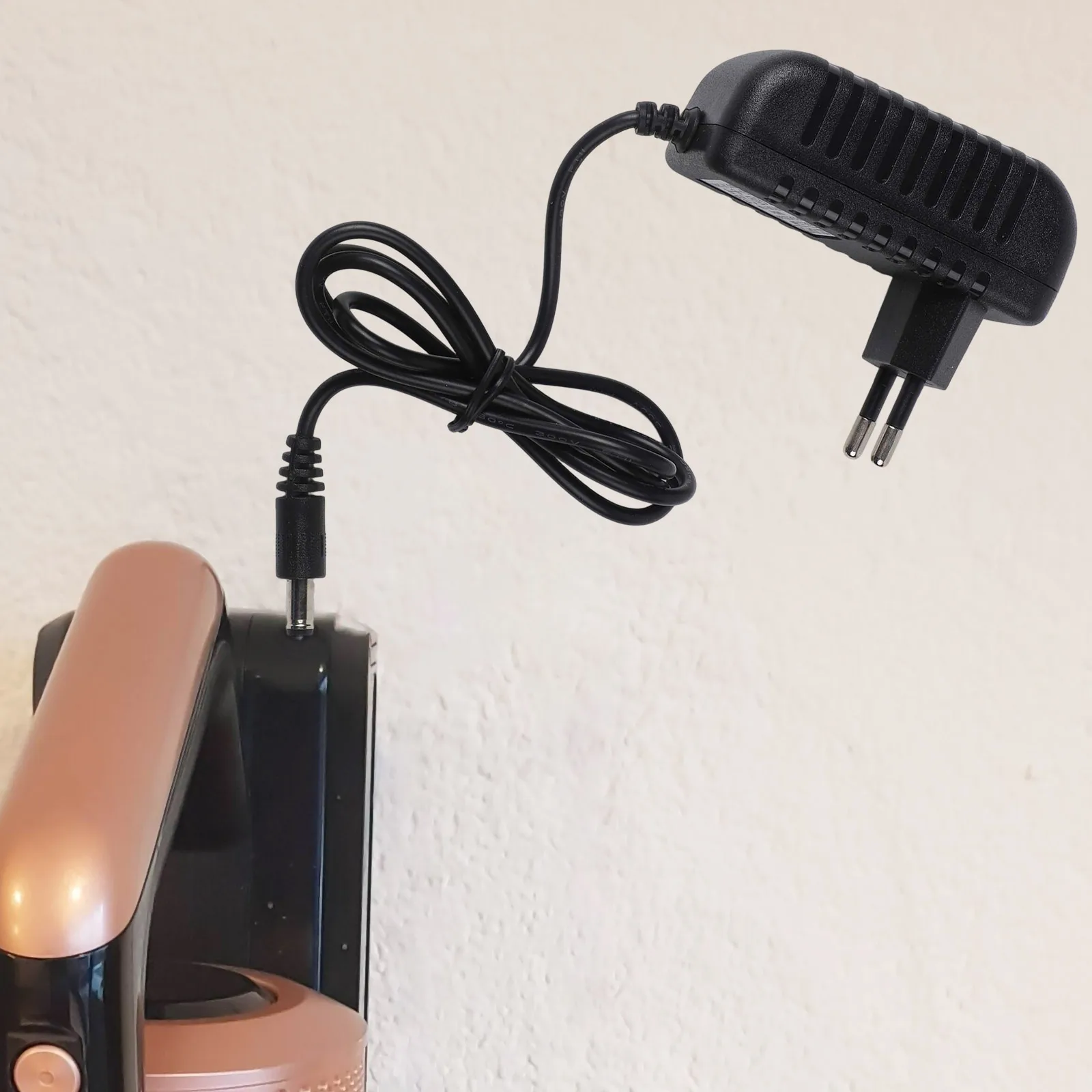 Brand New Power Adapter Charger Cable 1pcs Black Euro Precise Workmanship Charging Cable For Grundig VCP3830 Brand