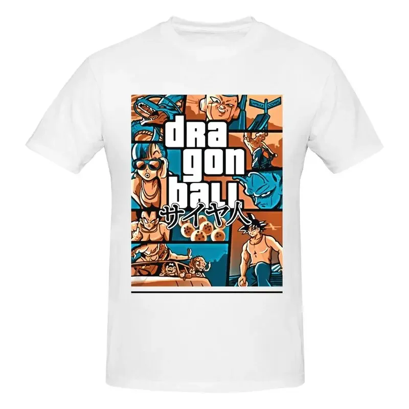 Dbz In Gta Style Japanese Manga Anime Shirt T-shirt Tee Best Style Natural Hot Selling