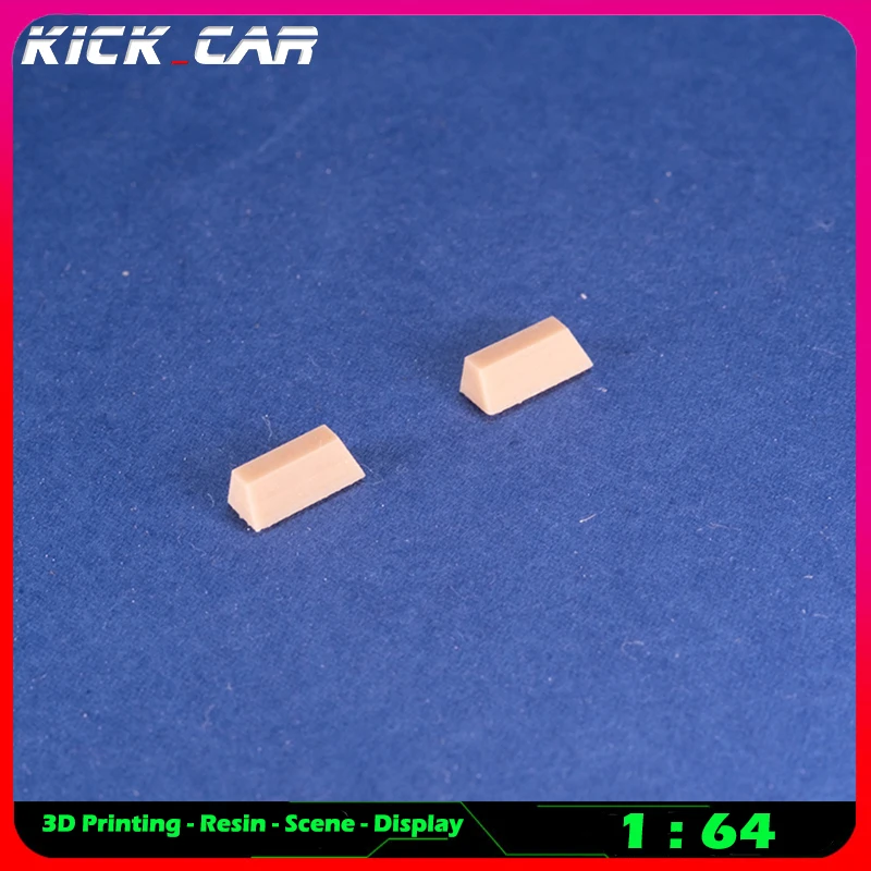 Kickcar 1/64 Garage Guardrail Anti-collision Strip Colorless Resin Model Scene Accessories