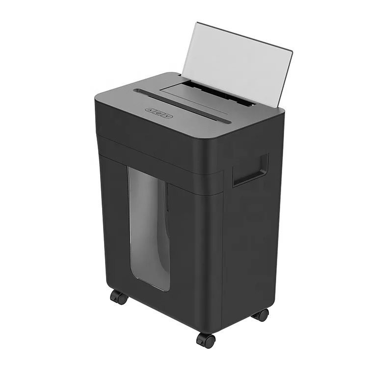 Automatic Hot sale office 24L pull-out P5 micro cut auto feed 150-sheet paper shredder