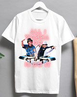 Kevin & Perry Go Large T-Shirt Funny Ibiza Party Stag Do Hen Retro Rave Tee