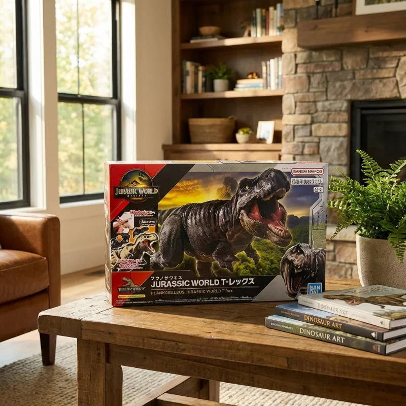 

Bandai Jurassic World Rebirth Model Kit T-Rex Mosasaurus Pterodactyl Realistic Dinosaur Skeleton DIY Figure for Kids Gift New