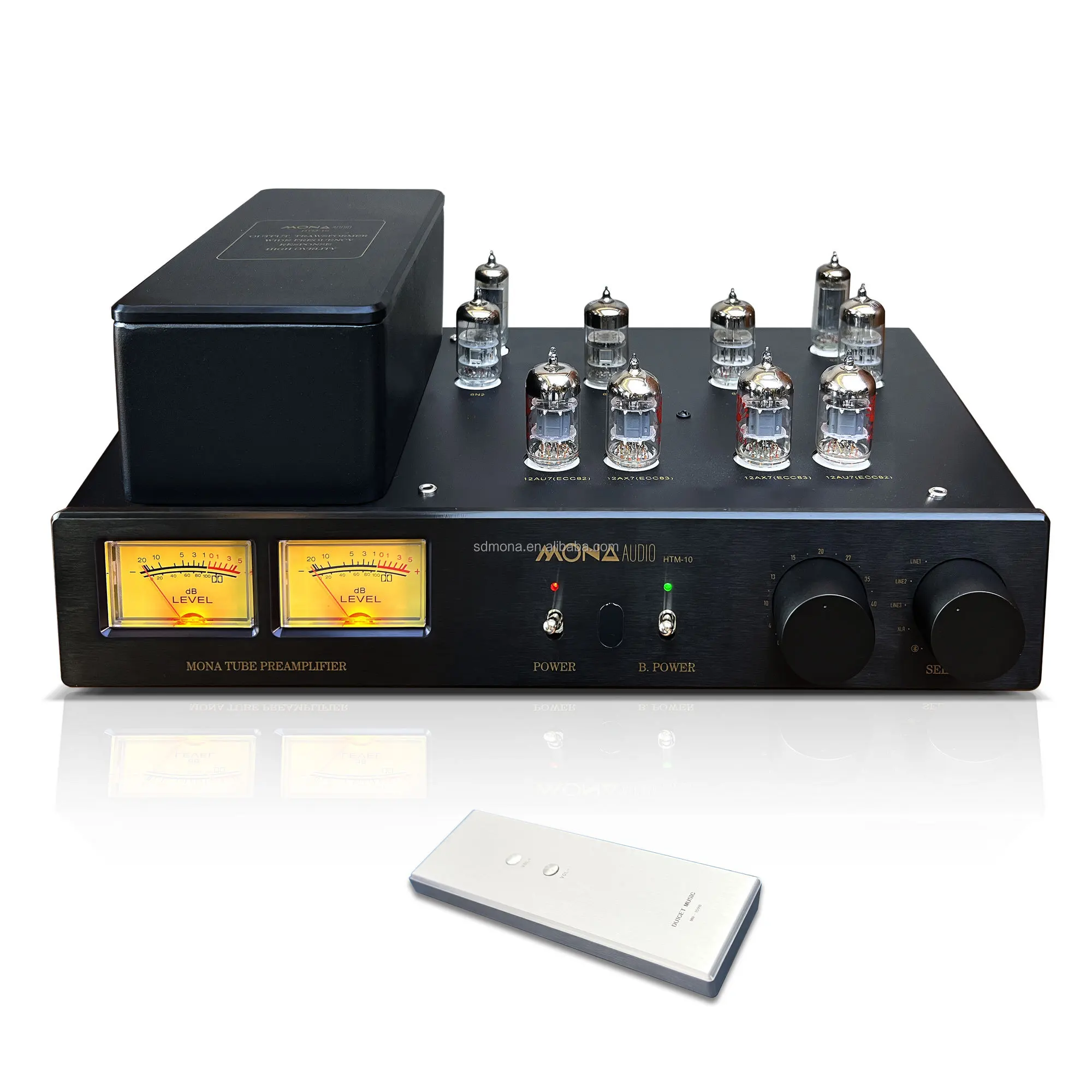 

Moan Chill HTM-10 Pure Rear 5.0 Music Receiver Amplifier Audio Preamplifier with ECC82*2 & ECC83*2 Vacuum Tubes for Stage Use