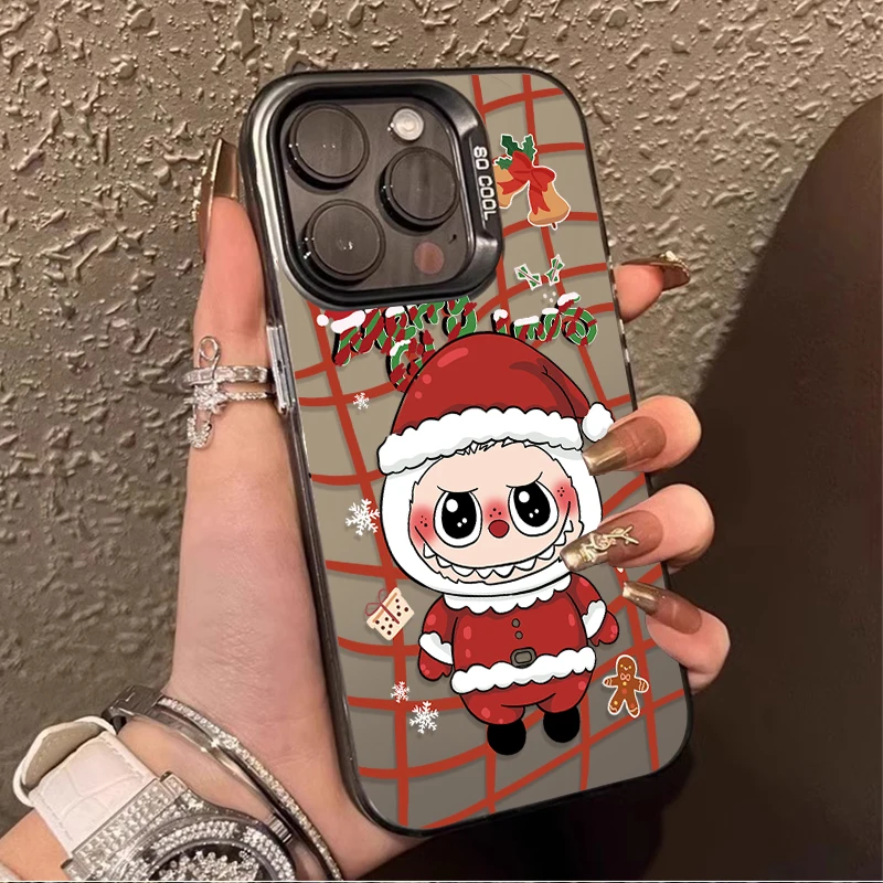 Christmas Labubu Hard Case for Xiaomi POCO X6 X5 X3 NFC F3 F4 GT F5 F6 M6 Pro 4G M5S C65 Mi 13T 12T 14 13 12 11 Lite 5G NE Cover