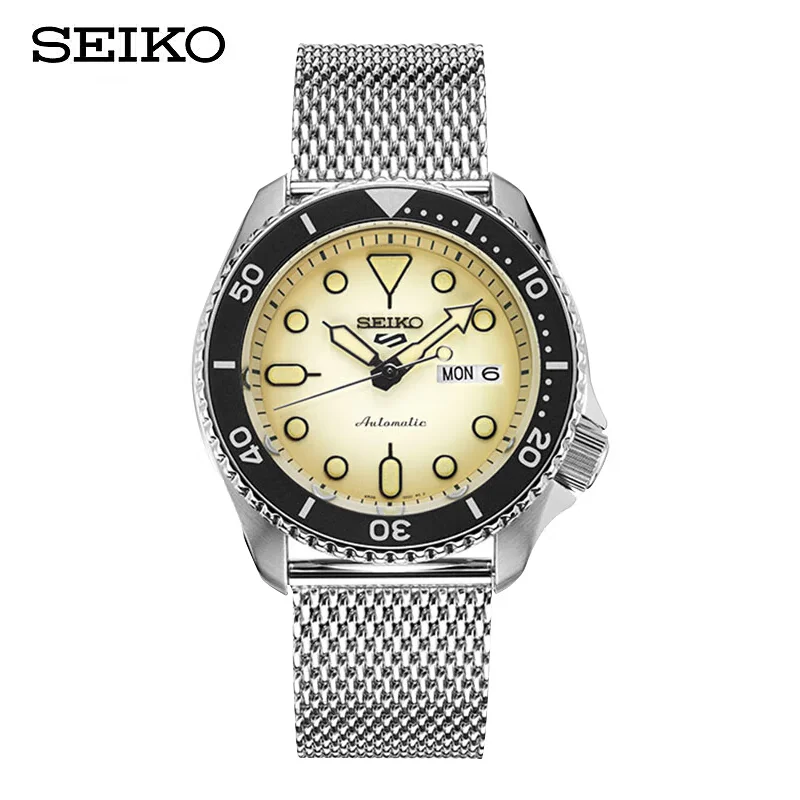 

Seiko 5 Automatic Mechanical Watch For Men Sport 10Bar Waterproof Luminous japan Watchs