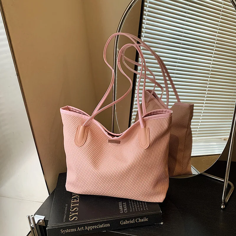 

Luxury Designer Handbags for Women 2025 Vintage Large Pu Leather Woman Tote Bag Brand Hand Bags Ladies Shoulder Underarm Bags