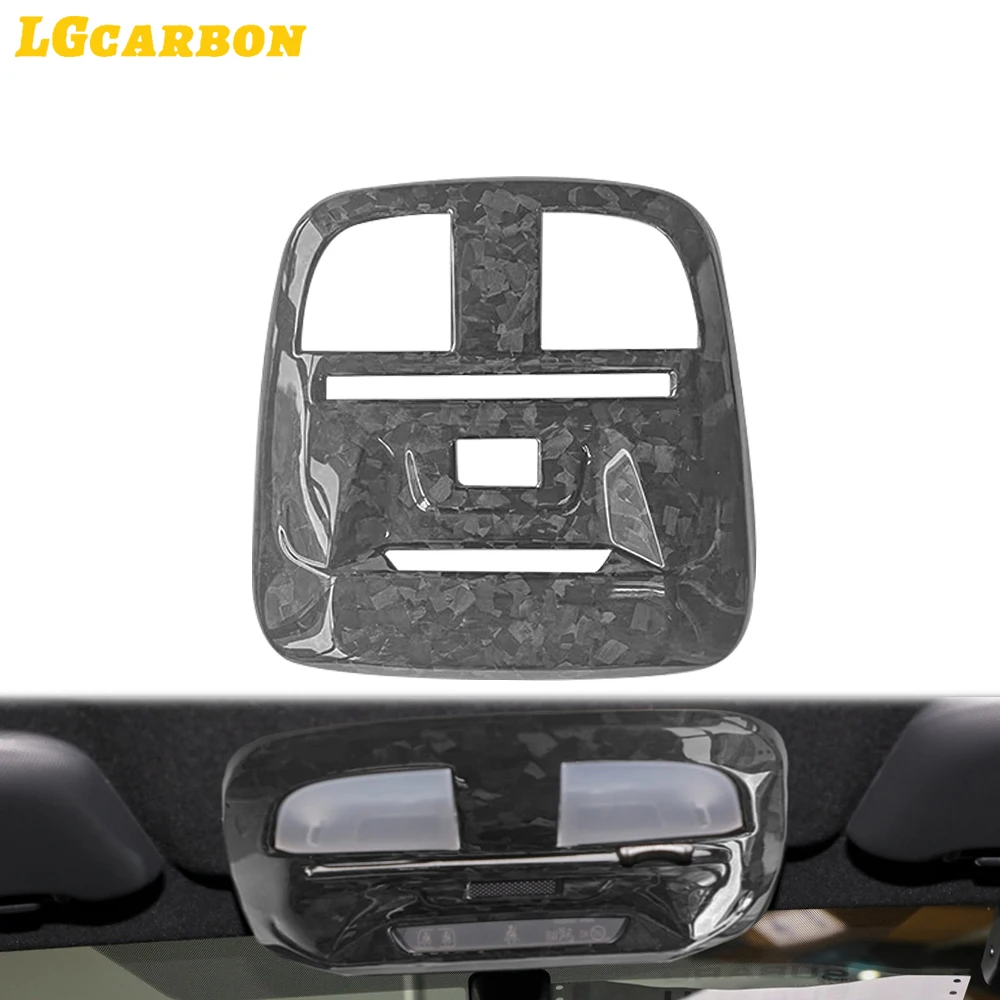 LGcarbon For Subaru BRZ GR86 2022up Car Front Reading Light Lamp Panel Cover Forged Carbon Fiber Interior Accessories