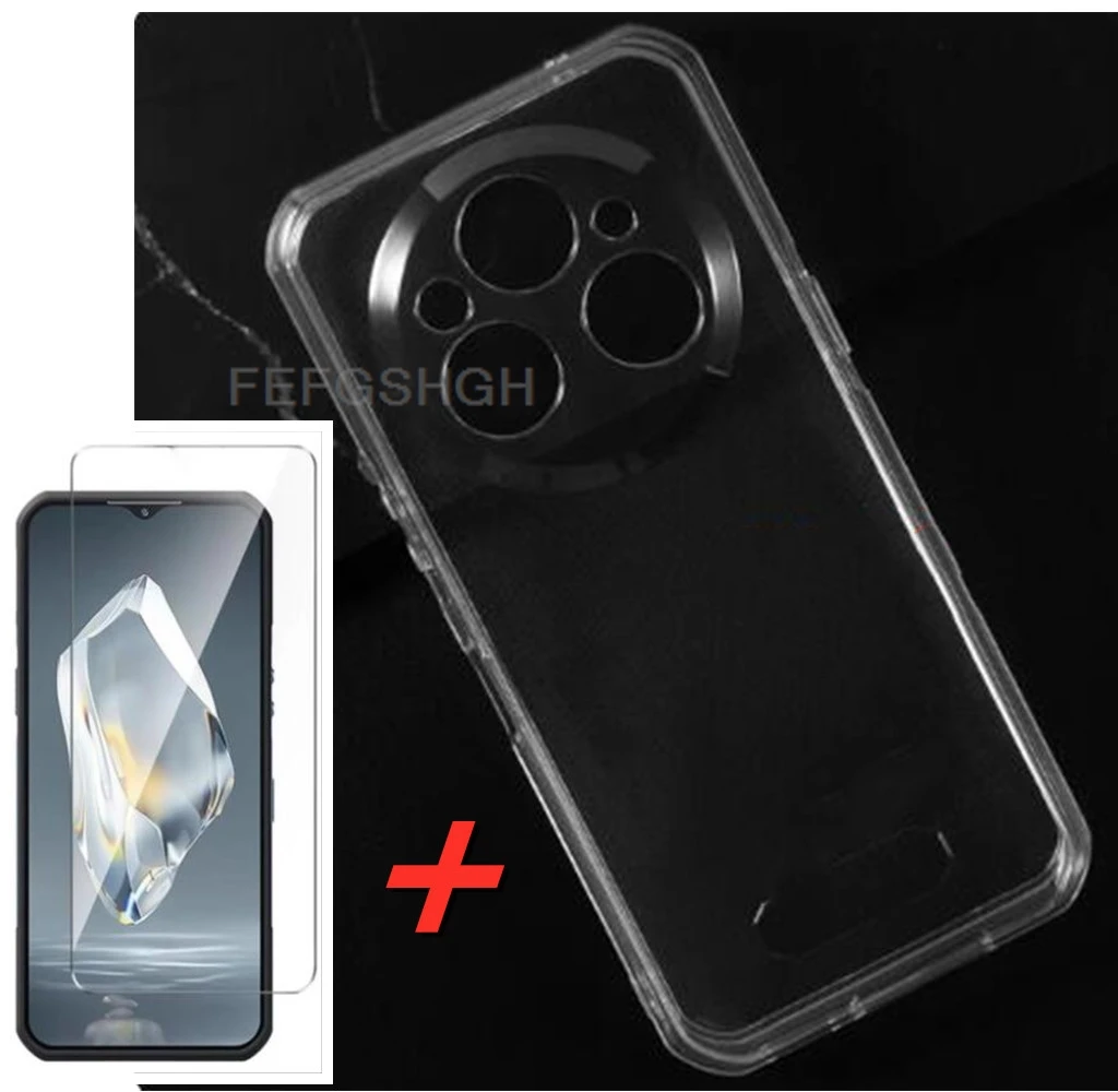 Protective Glass For Oukitel WP39 WP35 OukitelWP35 Case Silicone Clear Cover For Oukitel WP39 empered Glass