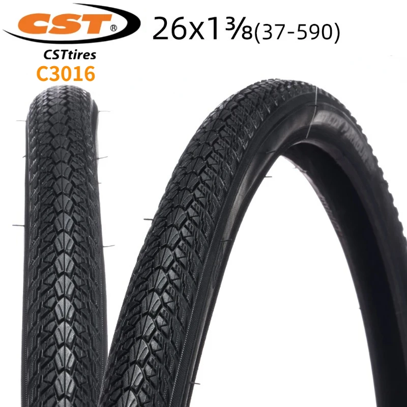 C3016 26X1⅜ 37-590 CITY BICYCLE TIRE BIKE TYRE  ALL SEASON