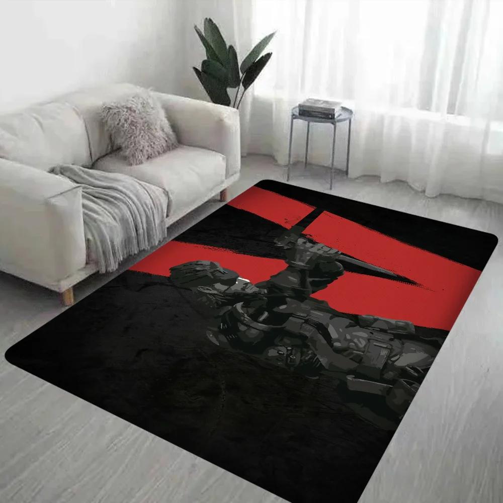 MGS Metal Gear Solid  Floor Mat Bathroom Mat Kids Room Bedroom Decoration Balcony Anti-Slip Doormat Living Room Welcome Rug