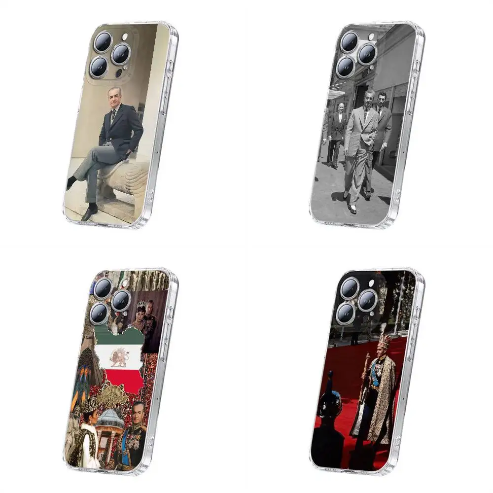 

Mohammad Reza Pahlavi Iran Phone Case For iPhone 17,16,15,14,13,12,11 Plus,Pro,Max,Plus,E,SE4,Mini Transparent Cover