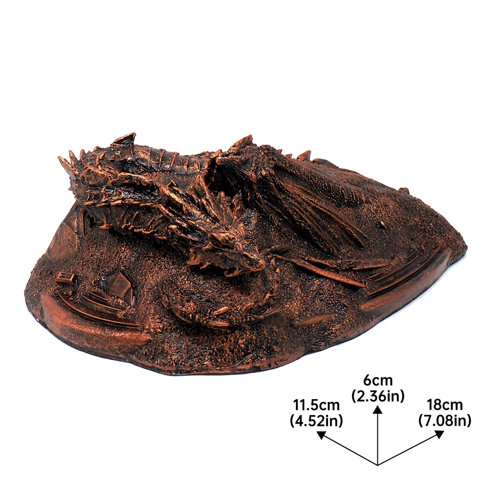 18 cm Smaug drago resina figura statua giocattoli Collezione modello Desktop Decor Decorazione regalo giocattolo per bambini