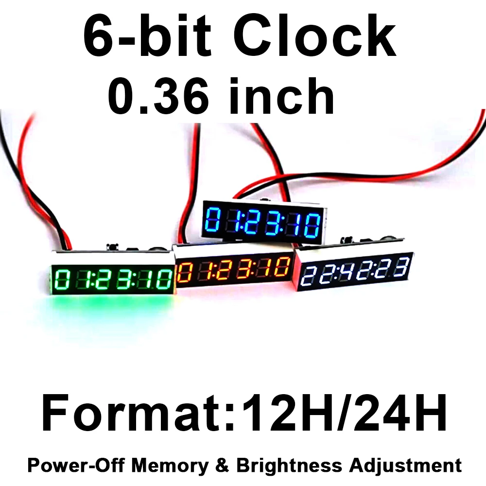 yZ[z0.36C` 6v LEDfW^dqv b\t ԕ\` 12/24 dIt DIY DC 5V 12V ԍڗp