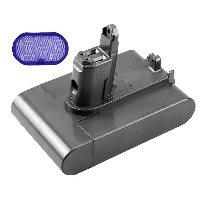 L65A 22.2V Replace DC34 Li-Ion Vacuum Battery Adapter+Filter for Dyson DC35 DC45 DC31 DC34 DC44 DC31/DC35 Animal