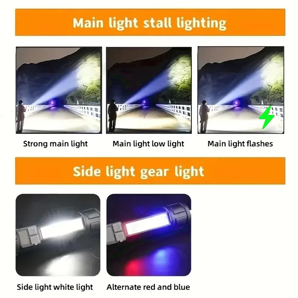 High Power COB Flashlight 6
