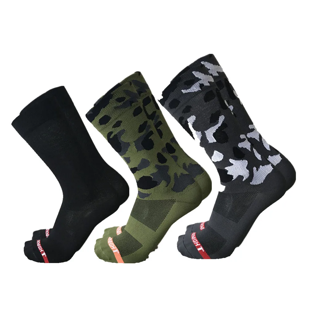 Newest Olive Green Camouflage Professional Outdoor Riding/Cycling Socks Unisex Sports Bike Socks