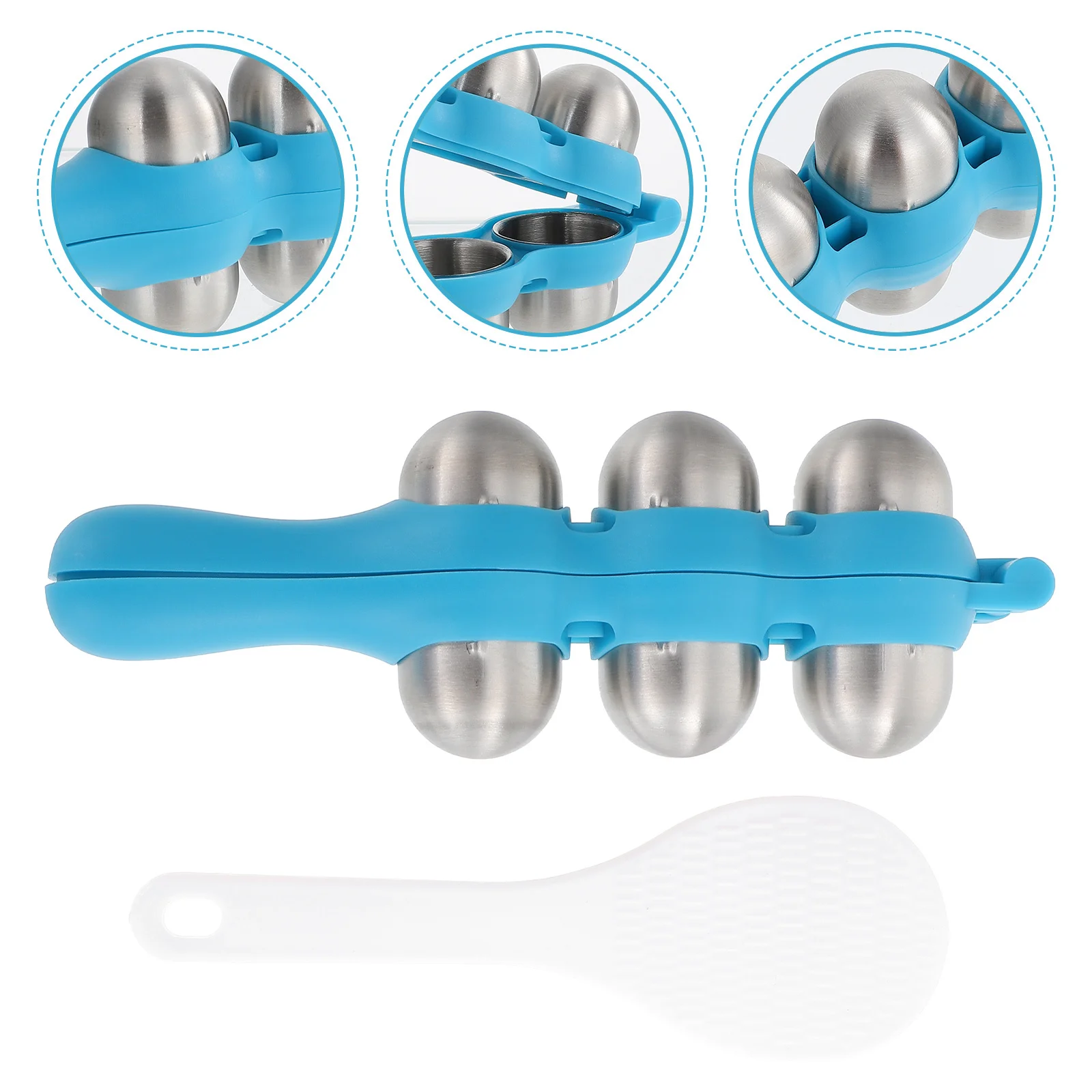 

1Set Sturdy Rice Ball Moulds Kitchen Accessories Easy to Carry and Use Ideal for Homemade Snacks and Meals Rice Ball Mold
