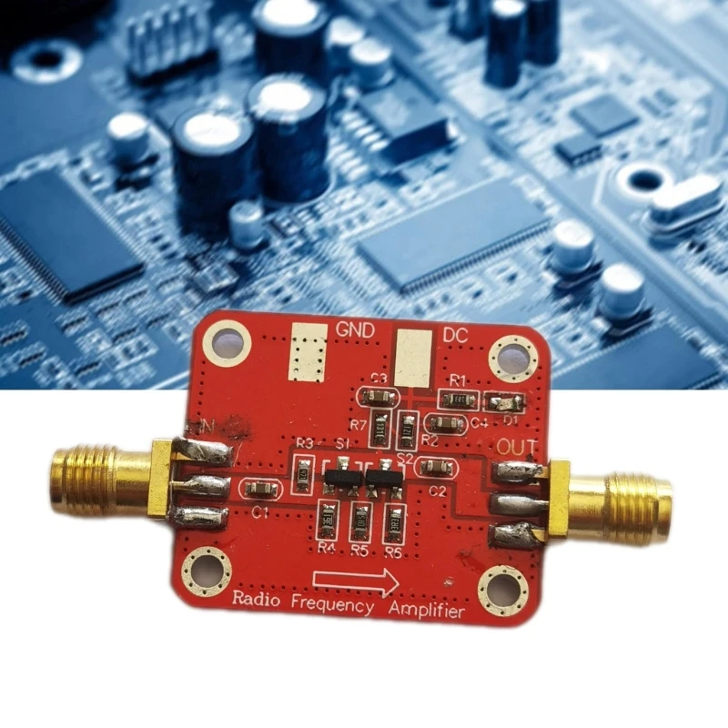 Широкополосный РЧ-усилитель 10 кГц-100 МГц, широкополосный модуль, усиление приемника, малошумящий высокочастотный усилитель 10