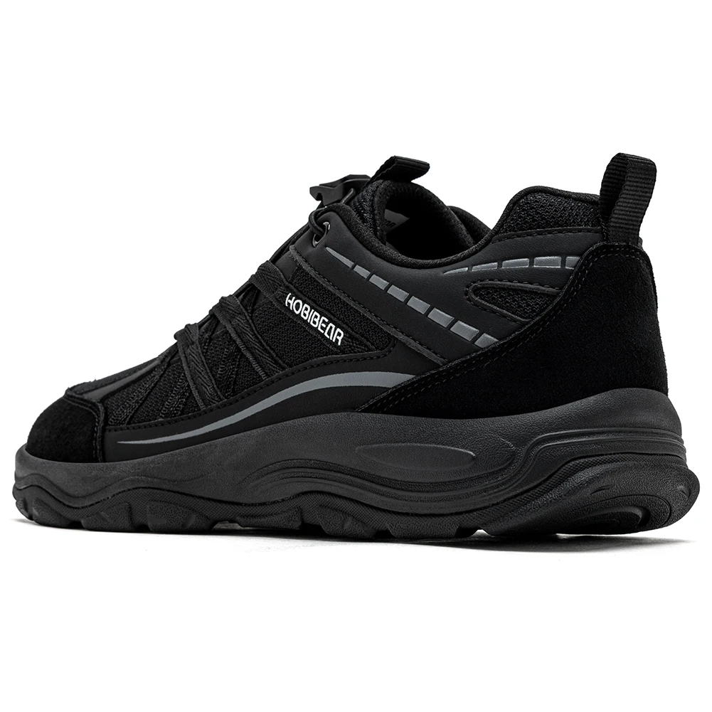HOBIBEAR Unisex-Wanderschuhe mit breiter Zehenpartie, elastisches Band, Sneakers, Cross-Outdoor-Reise-Mesh-Laufschuhe für Männer und Frauen – Detail 9
