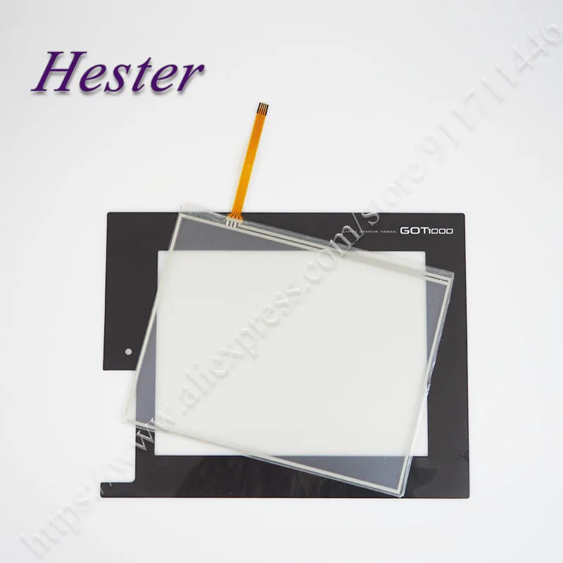 

Touch Screen Panel for GT1665M-STBA GT1665M-STBD Touch Glass Digitizer & Front Overlay Protective Film