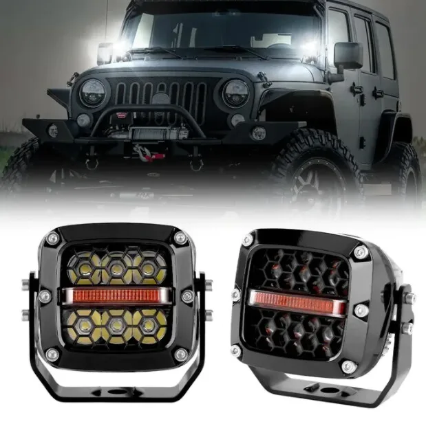 

Led Offroad lights 2Pcs 60W Spot Beam led Driving Lights for All Car LANTSUN LED6505