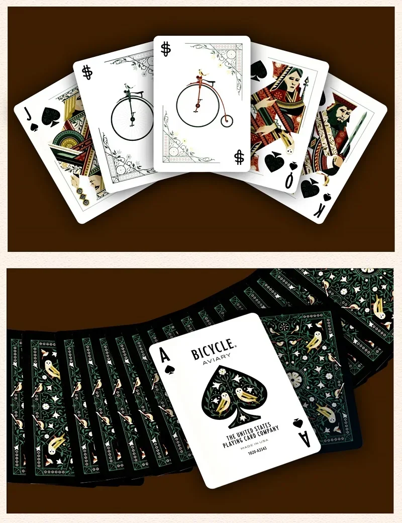 Bicycle Aviary Playing Cards Deck Poker Card Game Card Magic Trick Magicians Prop Accessory USPC Collectible