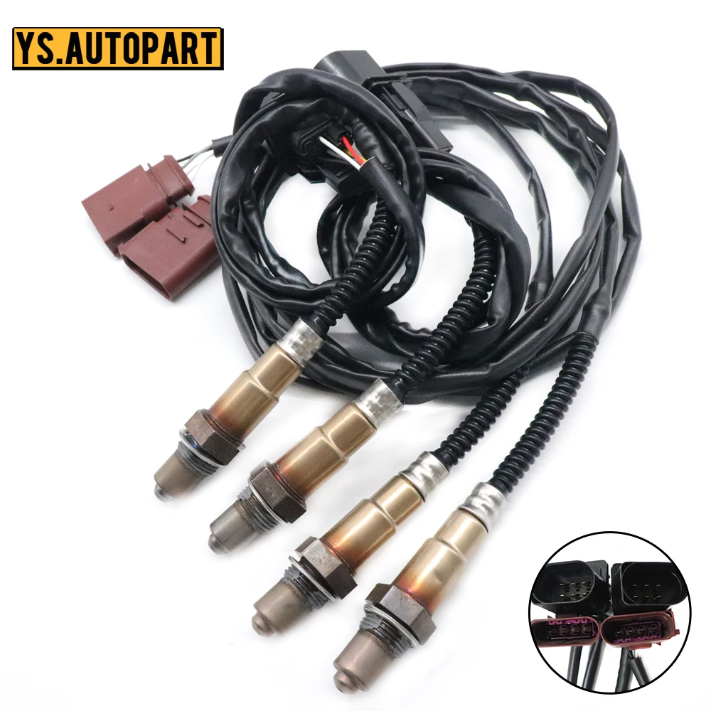 

234-5115 234-4874 4pcs Upstream&Downstream Air Fuel Ratio Lambda O2 Oxygen Sensor For Volkswagen Touareg Audi A8 4.2L 2004-2007