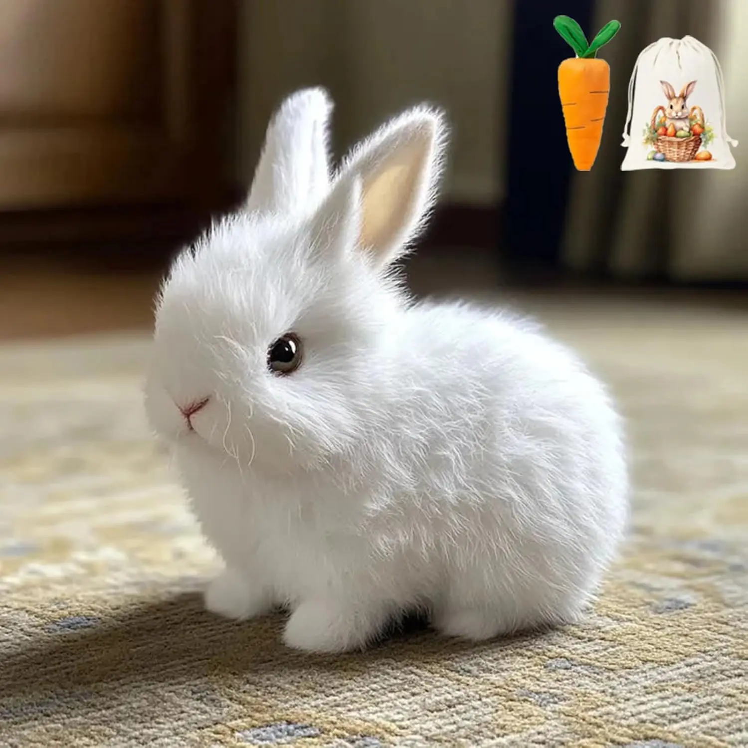 

Fanyil Bunnypal,Petsboro Bunnypal,Vianys Sherum Bunny Pal,Betterlife Easylife Bunny Реалистичная игрушка-кролик