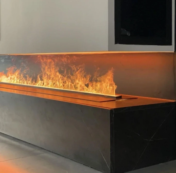 

Интеллектуальный 3D-камин с имитацией пламени, голосовым управлением, функцией увлажнения и встроенной декоративной подсветкой