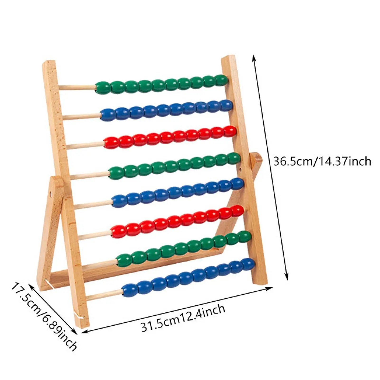 Counting Frame Development Preschool Learning Toy Educational Counting Toy for Kindergarten Boys Girls Elementary Children Kids