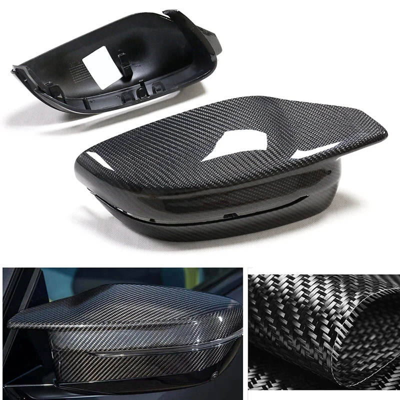 

Car Real Carbon Fiber Rearview Mirror Cover Trim For Bmw New M3 M4 G80 G82 G83 2021-2023 Rearview Mirror Housing Car Supplies