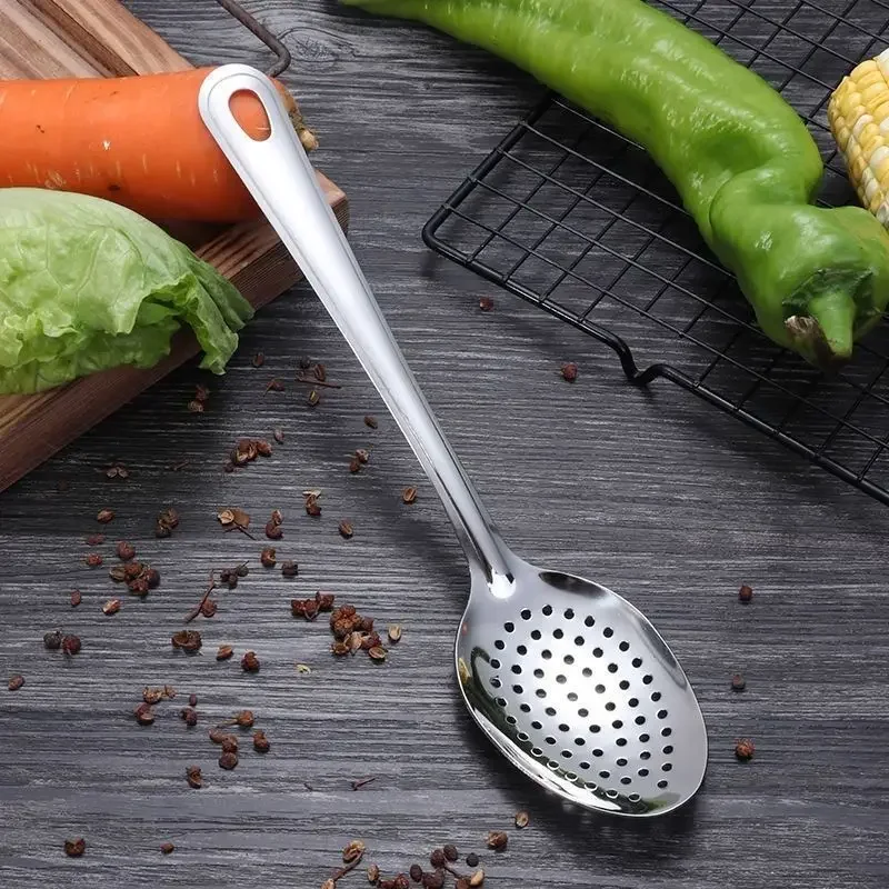Small Colander Thickened Household Deep-Fried Dumpling Nooodle Spoon Kitchen
