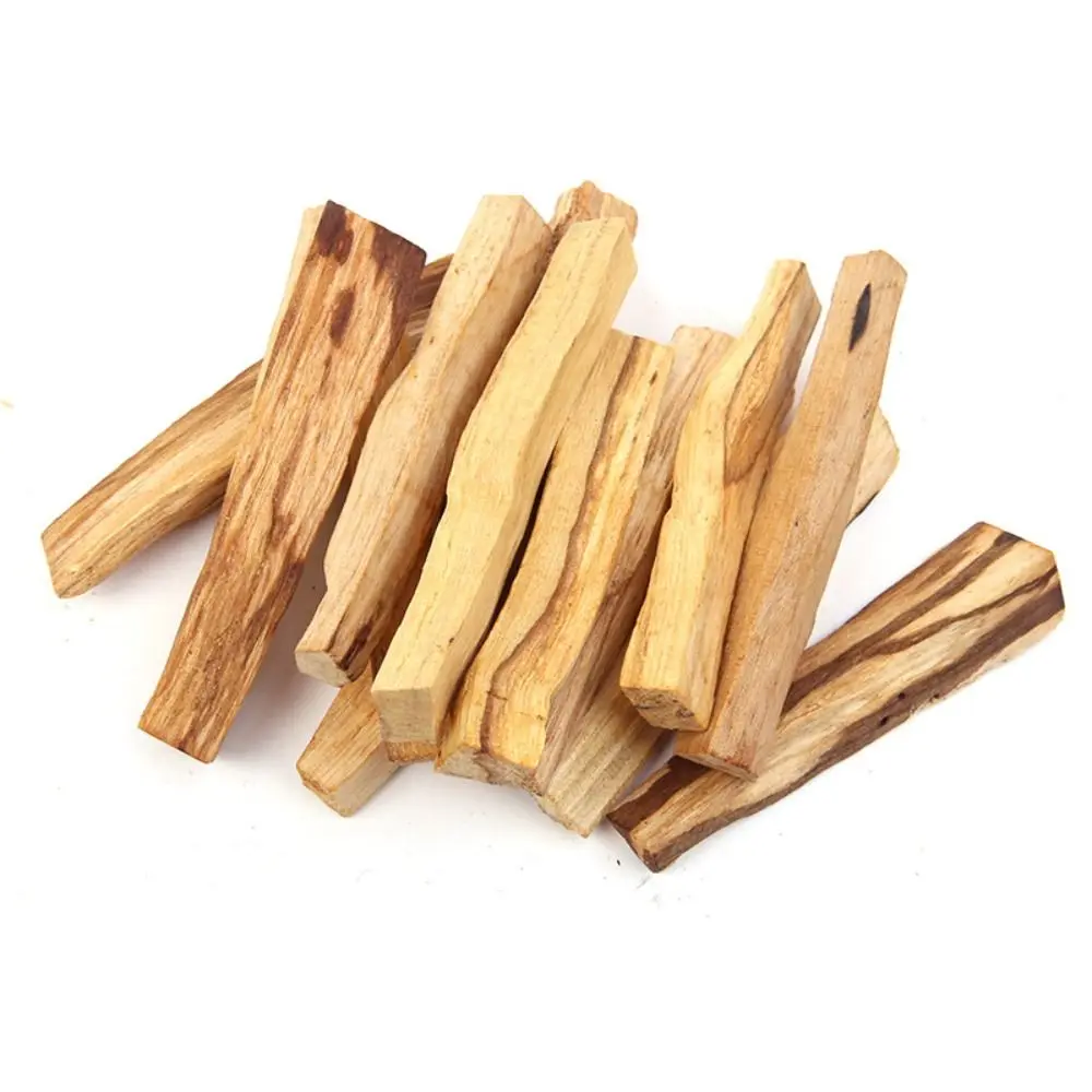 200g Natural Sandalwood Stick Incense Natural Hand Split Wood Strip Purification Treatment Meditation Stress Relief Aromatherapy