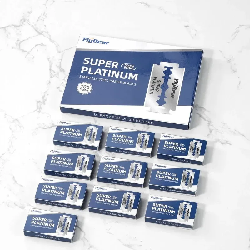 

20/60/90pcs Stainless Steel Razor Blade For T-shaped Razor Ultra thin Double Edged Blade Manual Razor Blade