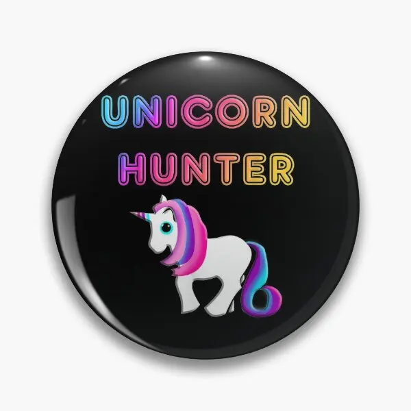 Unicorn Hunter  Soft Button Pin Jewelry Decor Fashion Women Cute Cartoon Lover Metal Lapel Pin Badge Hat Collar Clothes Gift