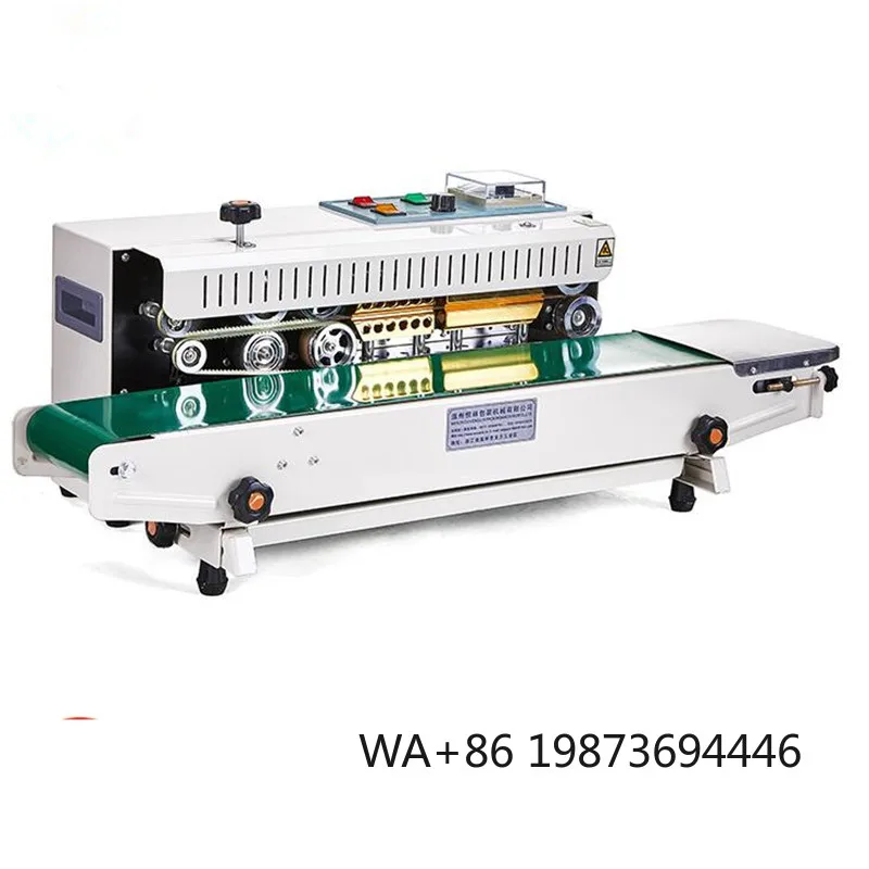 

Stainless Steel Automatic Plastic Seal Aluminum Foil Bag Sealing Wrapping Machine