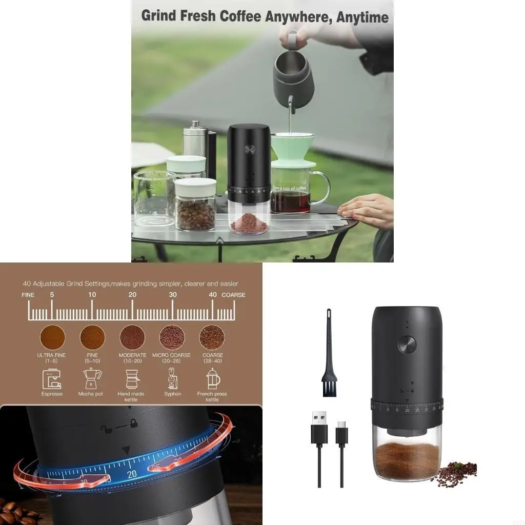 918D 커피 양조 액세서리 캠핑 사무실에 적합한 무선 커피 공장