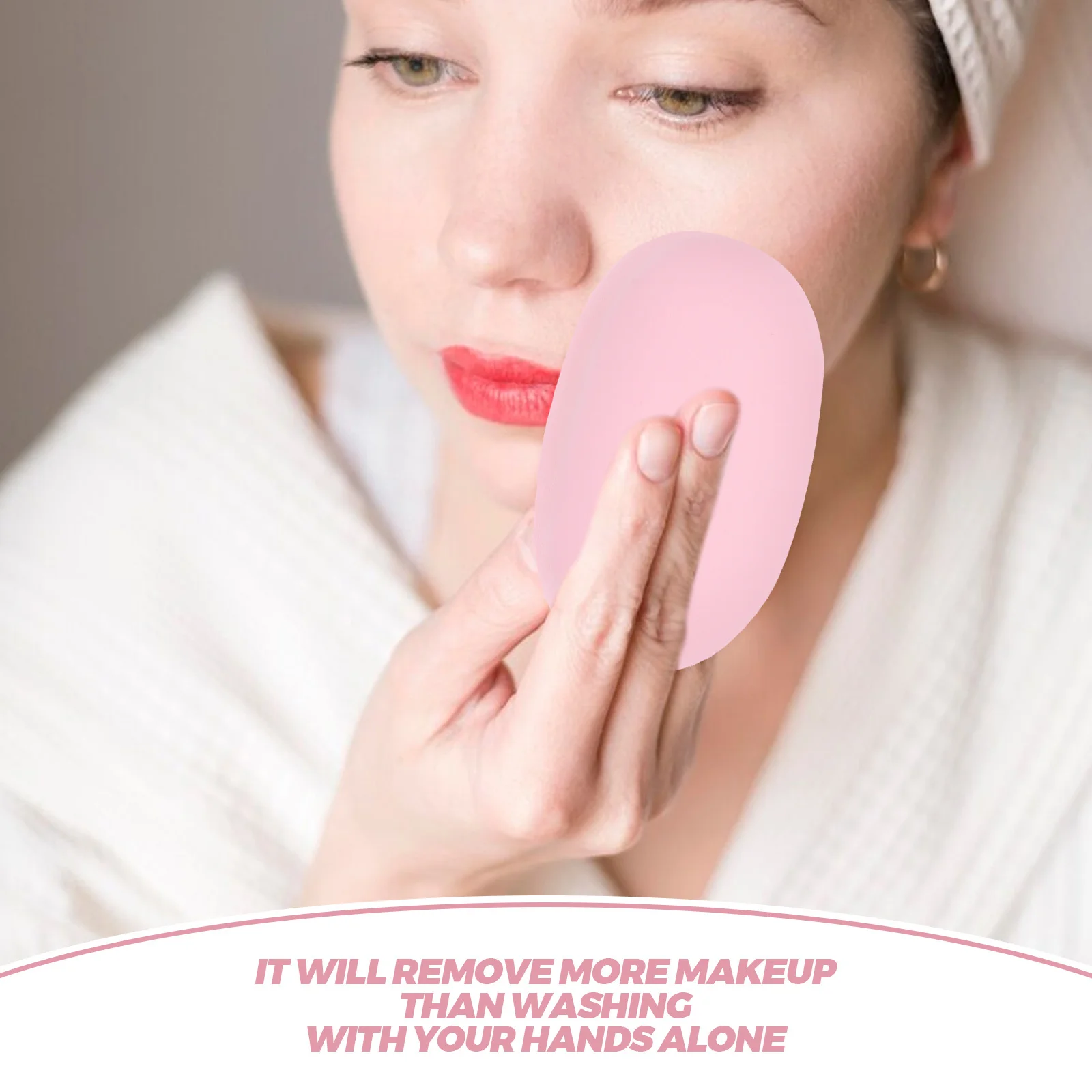 5 pcs Facial Natural Makeup Puff Cleansing Facial Sponge Tool for All Makeup Puff Types Removing