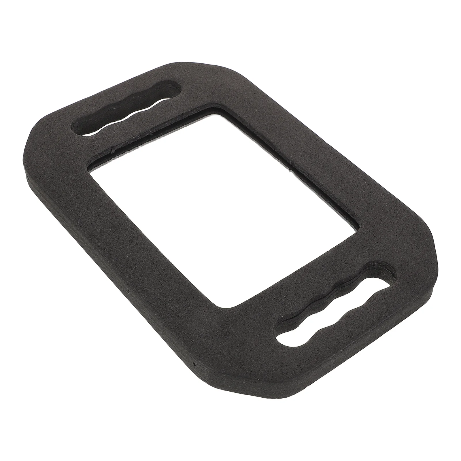 

Barber Mirror Handheld Rectangle Foam Back Anti-Drop Unbreakable Design Hair Salon Bathroom Makeup Grooming Mirror