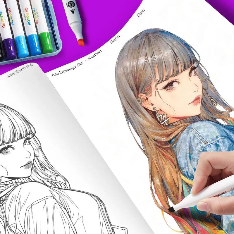 Coloring Book Trendy Idol Portraits & Stage Styles |   Perfect Gift for K-Pop Lovers to Unleash Creativity image 6