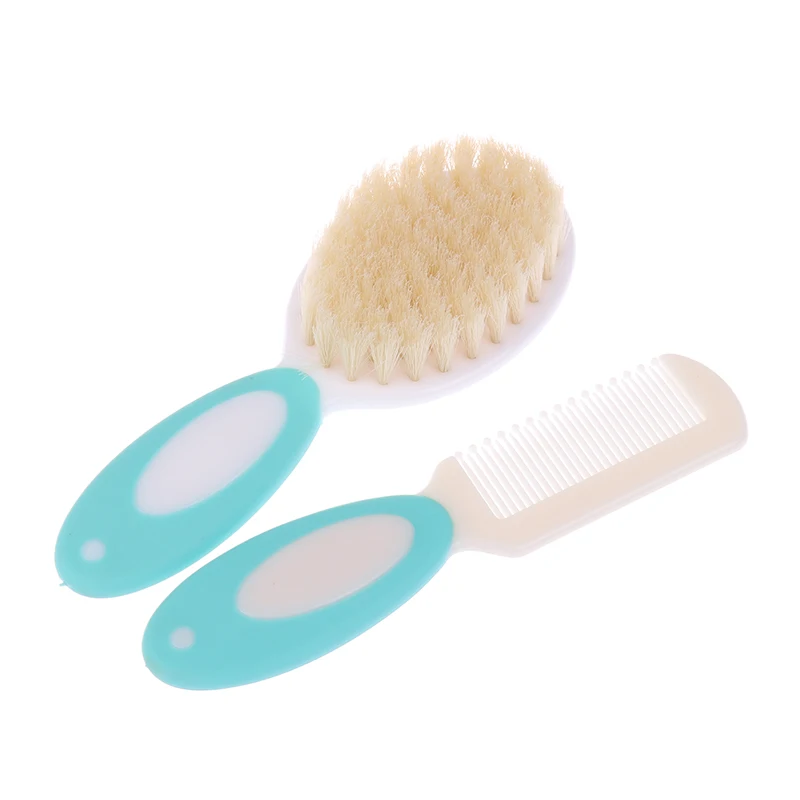 Portable Soft Newborn Baby Hair Brush Baby Kids Comb Infant Bathing Soft Comb Child Hairbrush Sets Boys Girls Head Massager