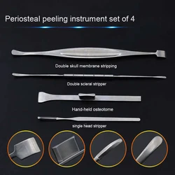 Periosteal stripper round head single and double head scleral stripper hand-held bone chisel beauty nose plastic equipment fine