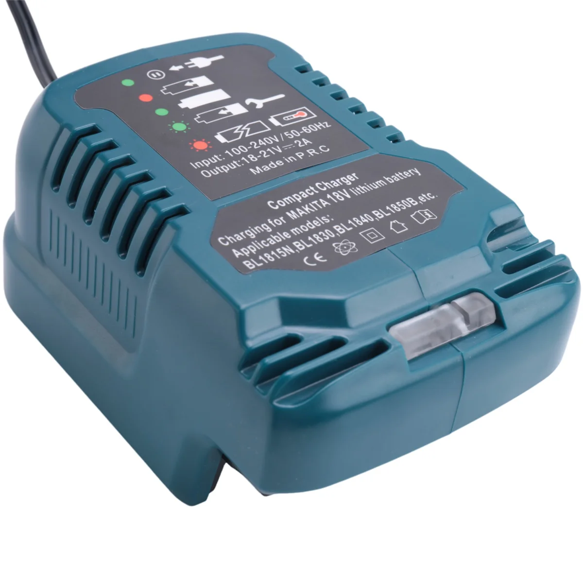 マキタリチウム電池用ミニ充電器,交換,dc18rc,18v,bl1860,bl1450,bl1830,usプラグ
