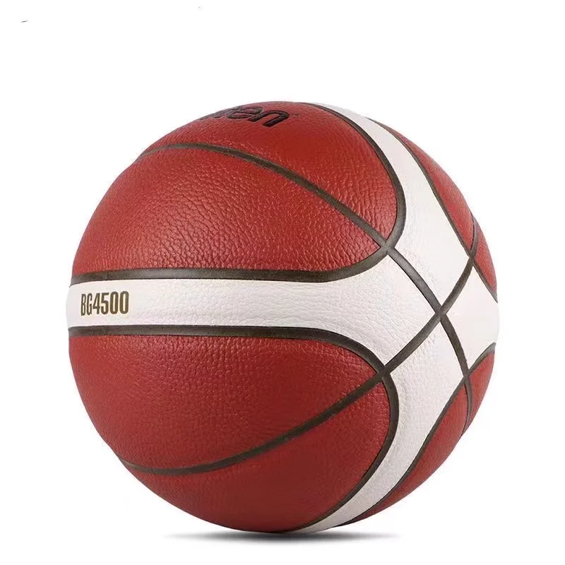Produto genuíno basquete fundido tamanho 7 treinamento de competição ao ar livre indoor basquete de couro macio bg4500