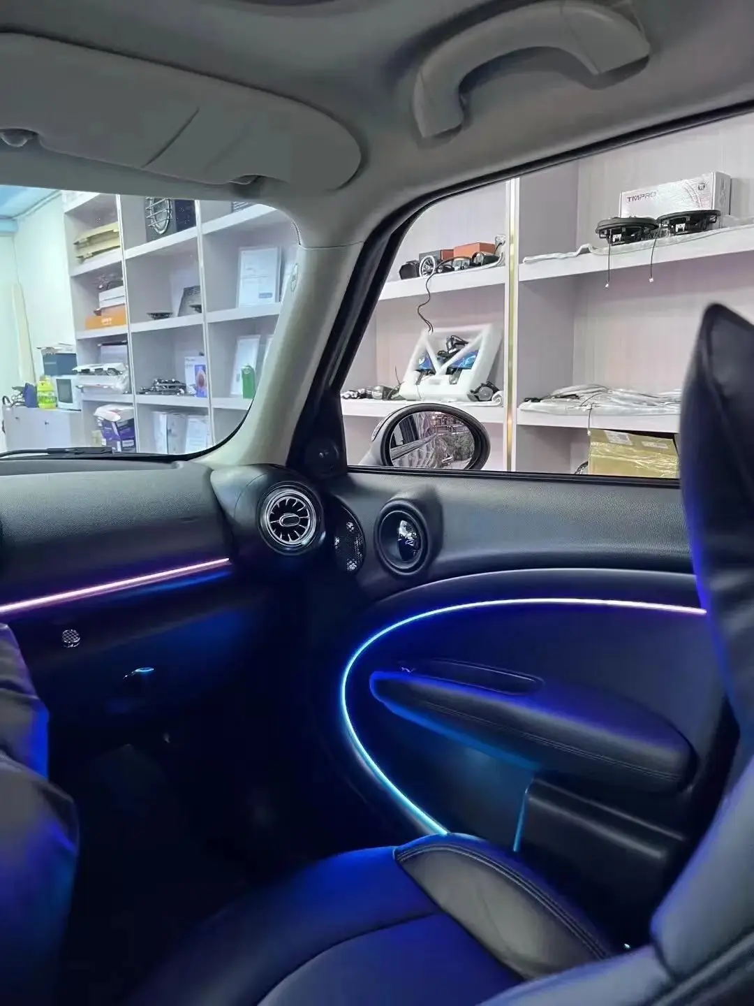 

256-цветная светодиодная подсветка салона автомобиля для BMW Mini Cooper R56/R57 2006-2013: Декоративная лента, аксессуары для тюнинга