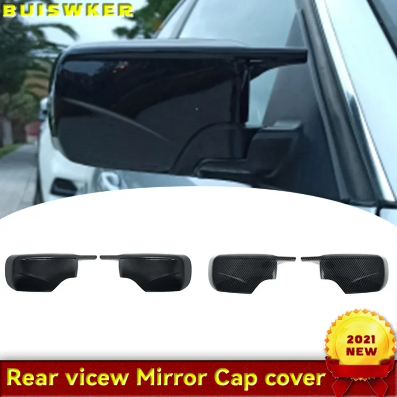 Für BMW E46 316i 318i 318d 320d 320i 323i 325i 328i 330d 330i 330xi 1998-2005 Schwarze Seitenspiegel-Abdeckkappe für die Autotür